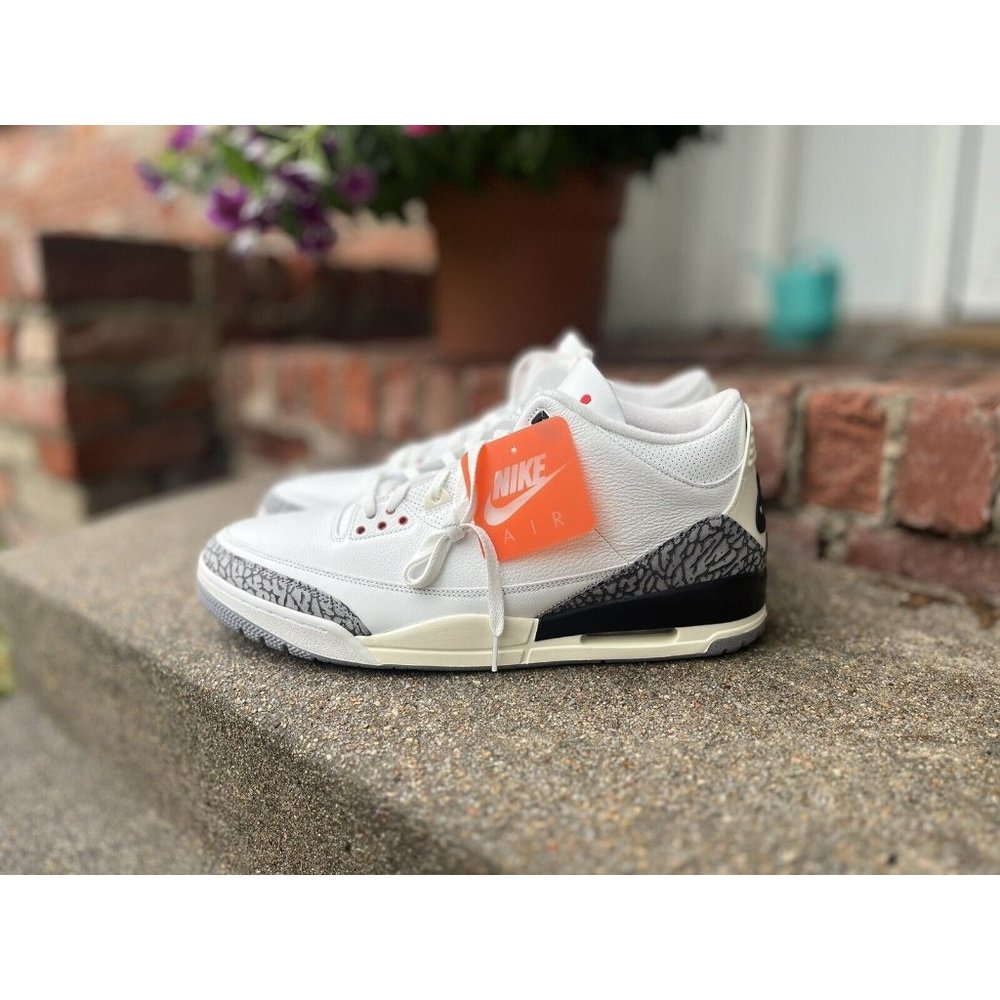 Nike Air Jordan 3 Retro White Cement Reimagined Shoes DN3707-100 Men’s Size 17